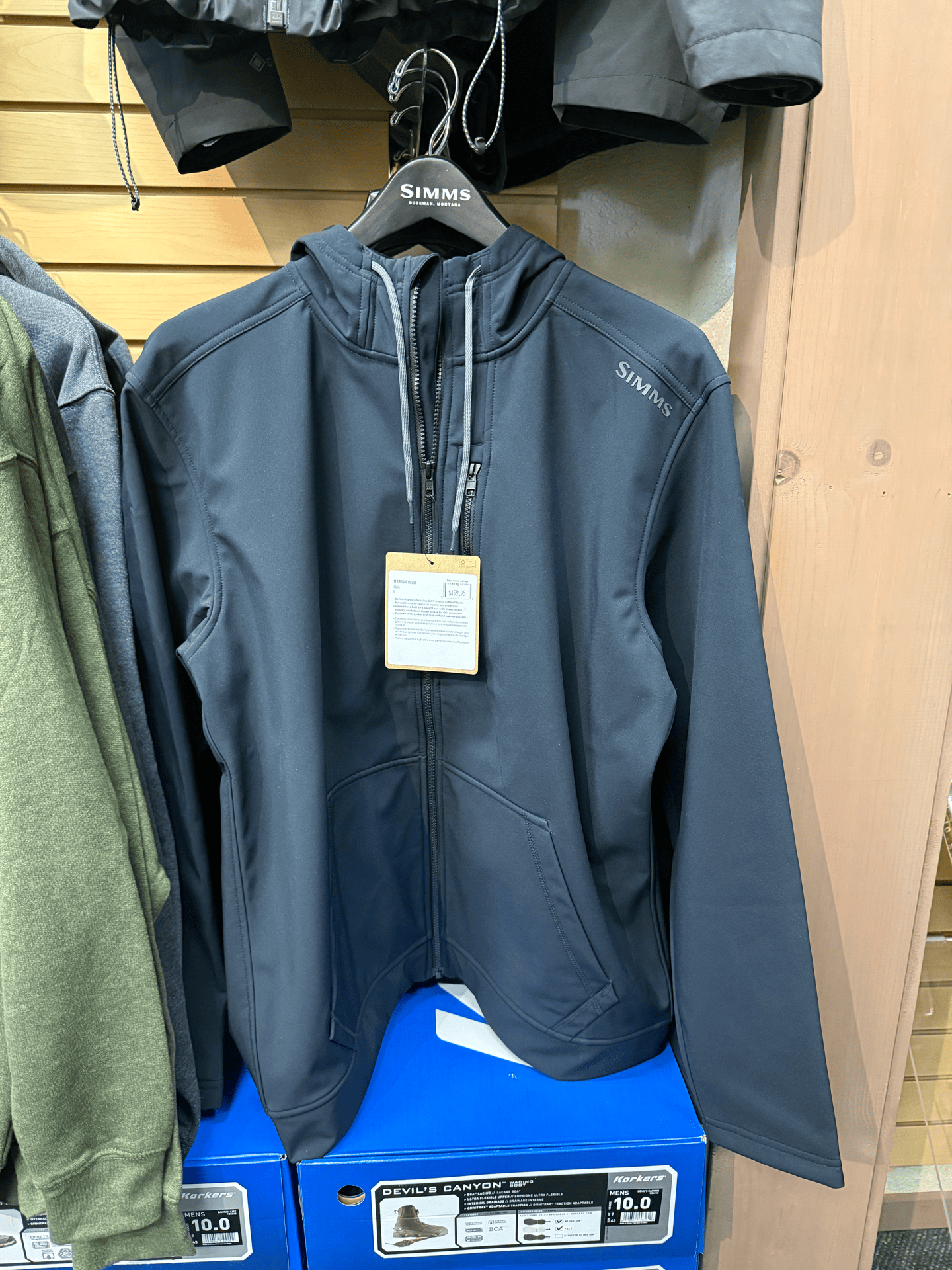 Simms Logo Hoody and Rogue Hoody